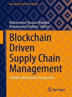 cover image of Blockchain Driven Supply Chain Management